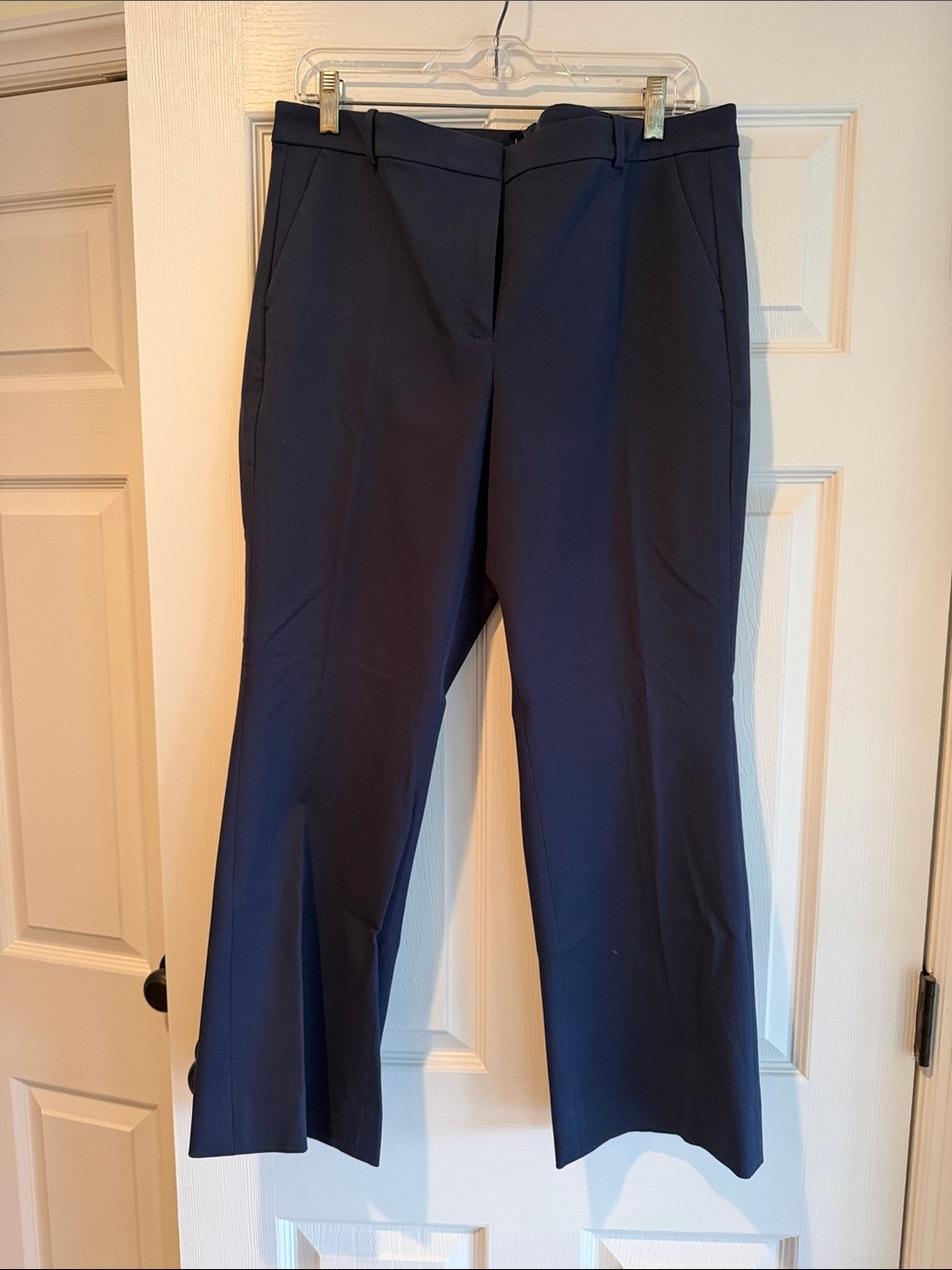 J. Crew Kaya Navy Kick-out ankle leg Dress Pants NWT